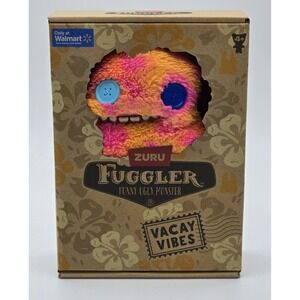 ZURU Fuggler Vacay Vibes Sir Splodge A Lot 9 Inch Funny‎ Ugly Monster Plush New